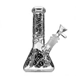 Black Scream Glow Beaker Bong On sale