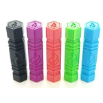 Cannagar King Size Holder made from bio-plastic called PLA with colorful lighter icons