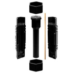 Black tactical pen disassembled beside Cannagar King Size Holder made from PLA bio-plastic