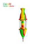 Capsule Silicone Glass Nectar Collector On sale