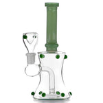 Clear Bell bottom Beaded Mini Bong On sale