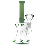 Clear Bell bottom Beaded Mini Bong On sale