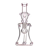 Clear Bell bottom Beaded Mini Bong On sale