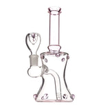 Clear Bell bottom Beaded Mini Bong On sale