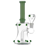 Clear Bell bottom Beaded Mini Bong On sale