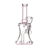 Clear Bell bottom Beaded Mini Bong On sale