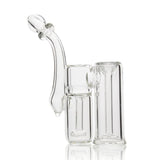 Clear Glass Double Chamber Bubbler On sale