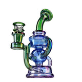 Electroplated Blue-green Recycler Rig 7 On sale