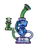 Electroplated Blue-green Recycler Rig 7 On sale