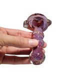 Glass Hand Pipe Flower Design On sale