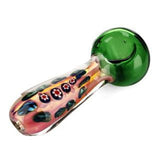 Hand Pipe Fumed with Flower Design On sale