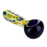 Hand Pipe Fumed with Flower Design On sale