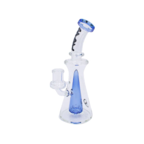 Mav Glass Bent Neck Long Pyramid Rig - Blue On sale