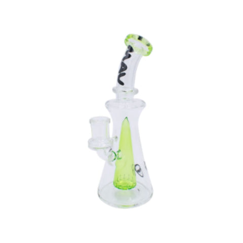 Mav Glass Bent Neck Long Pyramid Rig - Ooze On sale