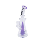 Mav Glass Bent Neck Long Pyramid Rig - Purple On sale