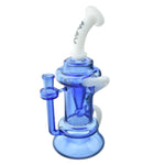 Mav Glass Big Bear Recycler - Blue & White On sale