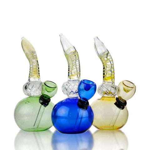 Mini Bong Color Tube Round Base On sale