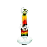 Raked Glass Bubbler Rig On sale