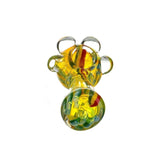 Rasta Stripe Glass Spoon On sale