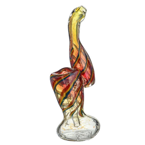 Red Hot Candy Striped Bubbler On sale