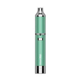 Mint Green Yocan Evolve Plus Wax Pen With Dual Quartz Wax Atomizer And Silver Accents